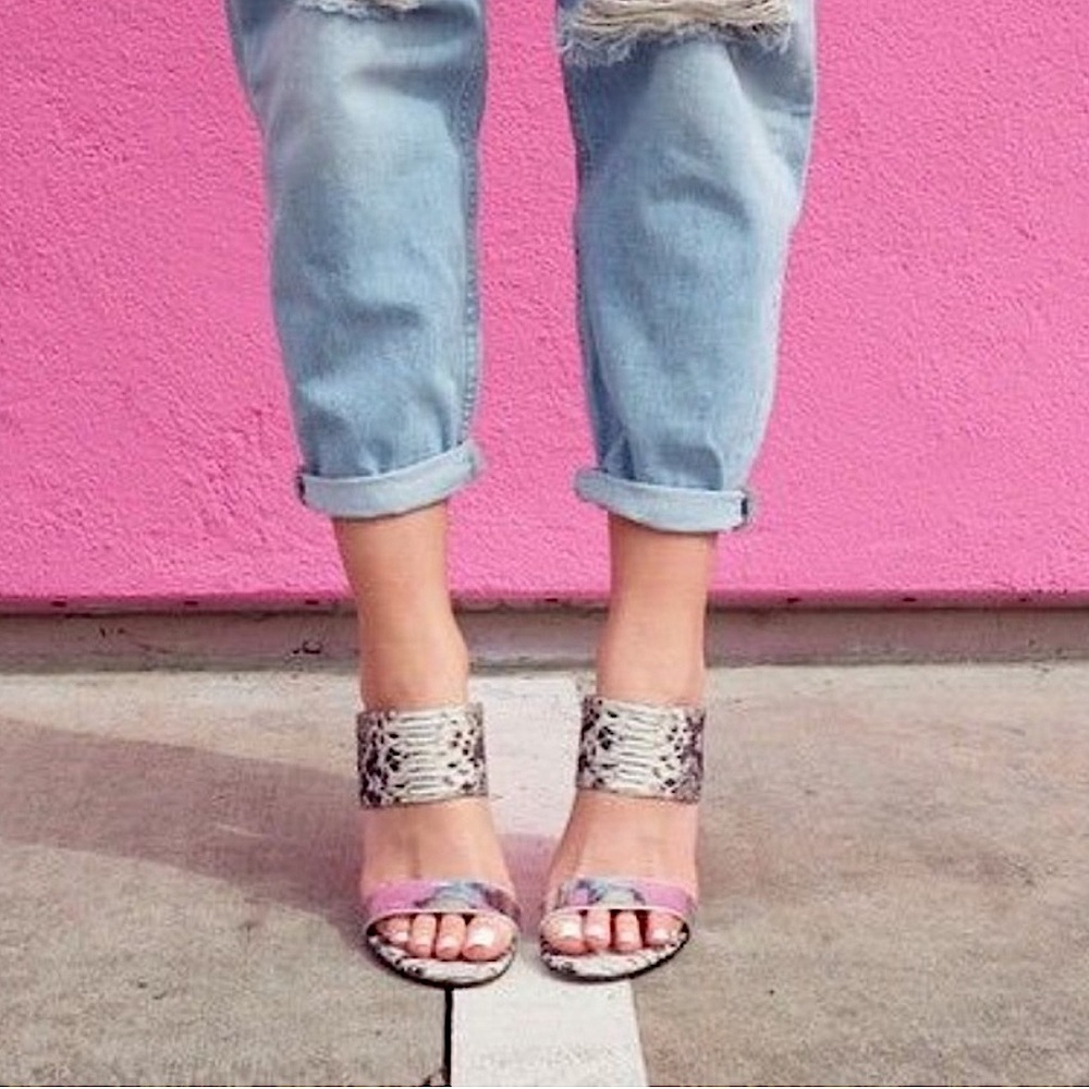 Stuart Weitzman Python My Slide Heels! - image 4